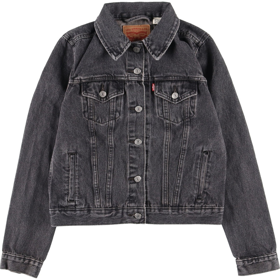 Levi's Black Denim Jacket, Jean Jacket, Women's, Medium, eaa435572