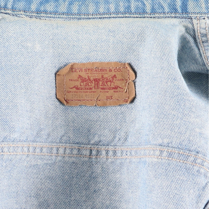 90'S Levi's 57514-0203 denim jacket, denim jacket, made in USA, women's L, vintage /eaa435574