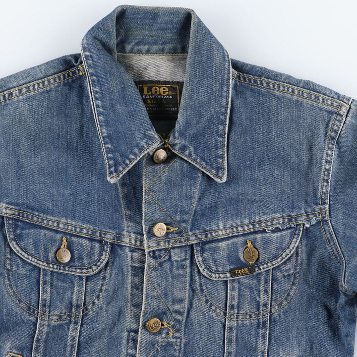 70s~80'S Lee PATD-153136 Denim Jacket G-Jean Women's L Vintage /eaa435576