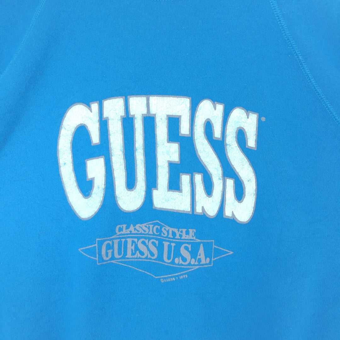 90'S Hanes GUESS CLASSIC STYLE GUESS USA sweatshirt, made in USA, men's L, vintage /eaa435596