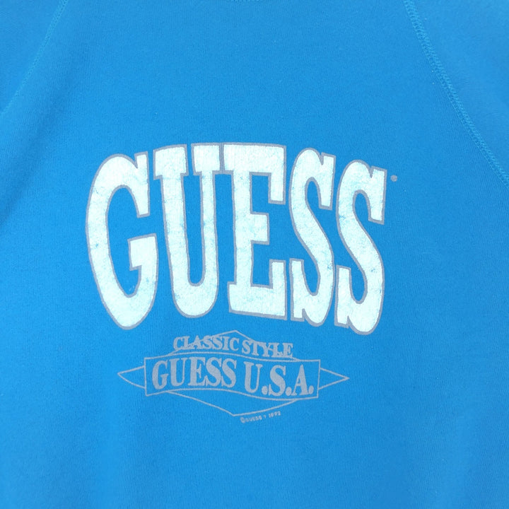 90'S Hanes GUESS CLASSIC STYLE GUESS USA sweatshirt, made in USA, men's L, vintage /eaa435596
