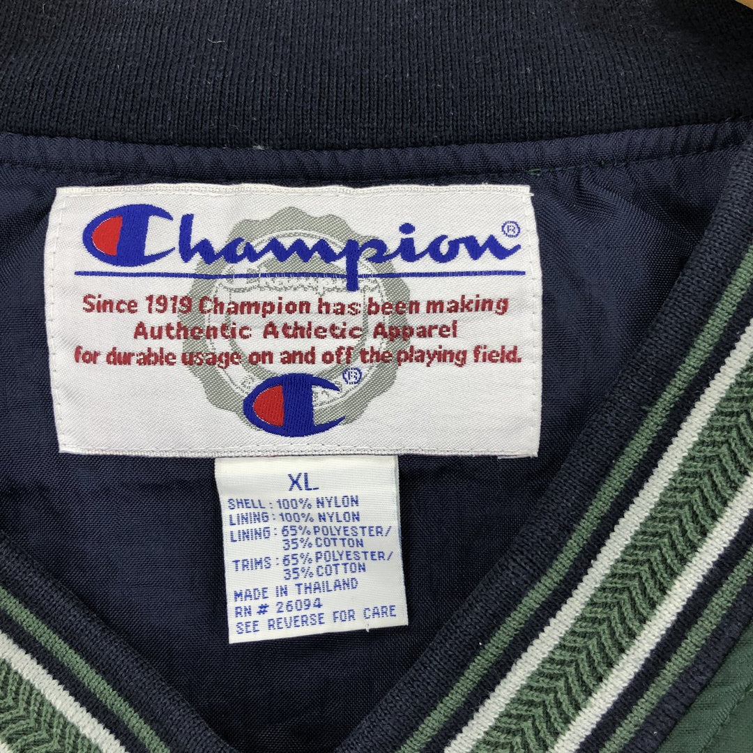 90'S Champion V-neck nylon pullover, men's XL, vintage /eaa435625