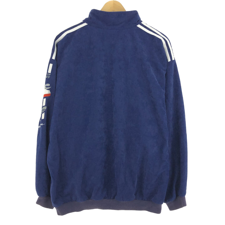 90'S Adidas Velour Jersey Track Jacket Men's L Vintage / eaa435661