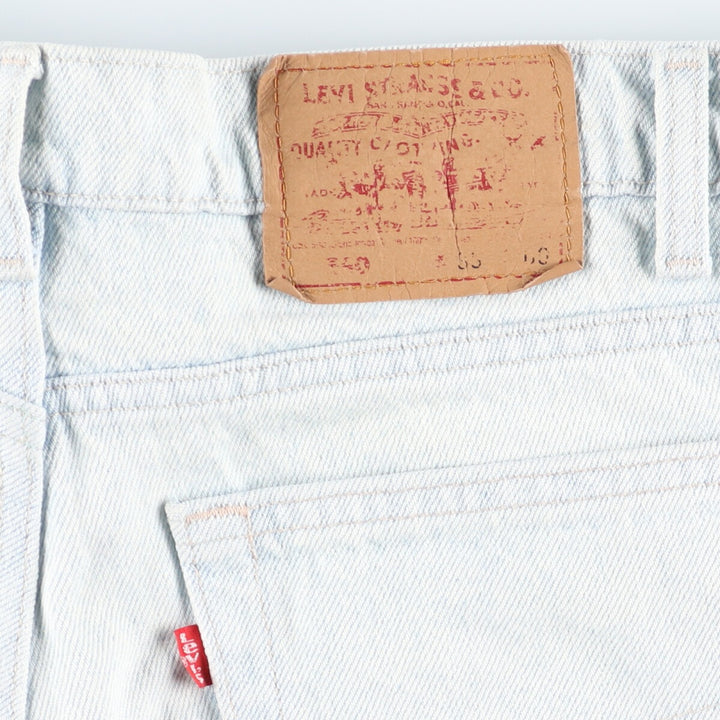 90'S Levi's denim shorts, short pants, made in USA, men's size 35, vintage / eaa435733