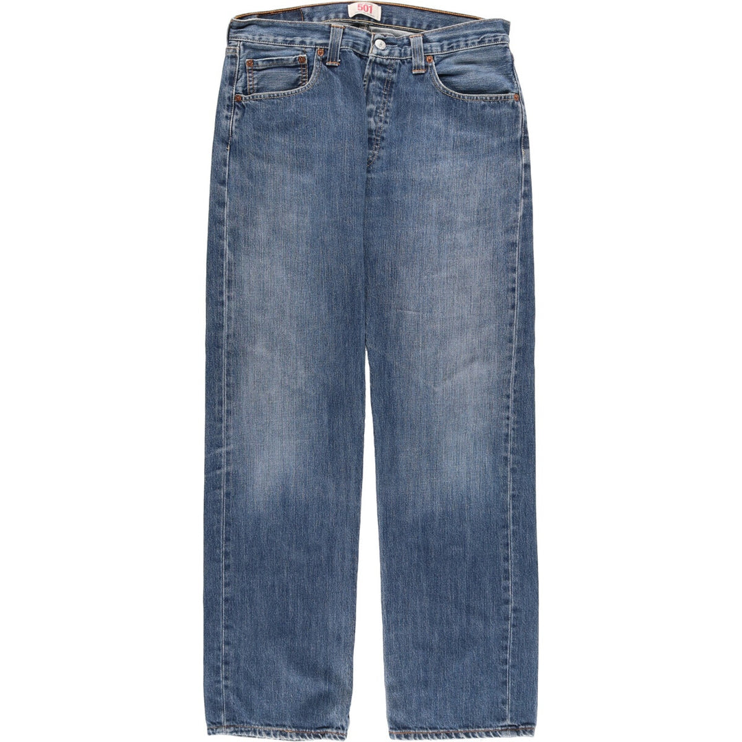 Levi's 501 STRAIGHT LEG BUTTON-FLY Euro model straight denim pants for men w33 / eaa435762