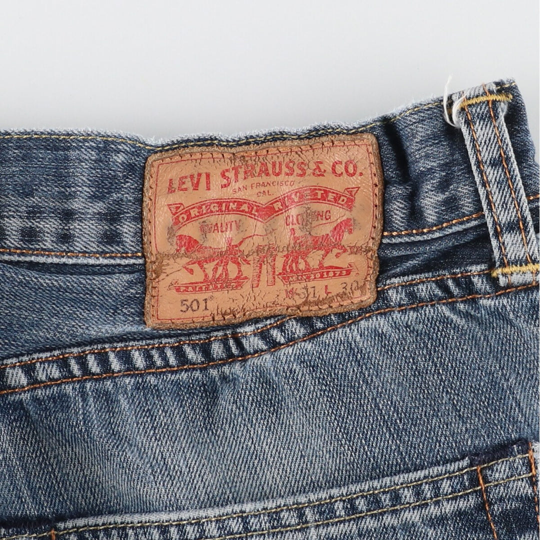 Levi's 501 Euro Model Straight Denim Pants Men's W31 / eaa435765