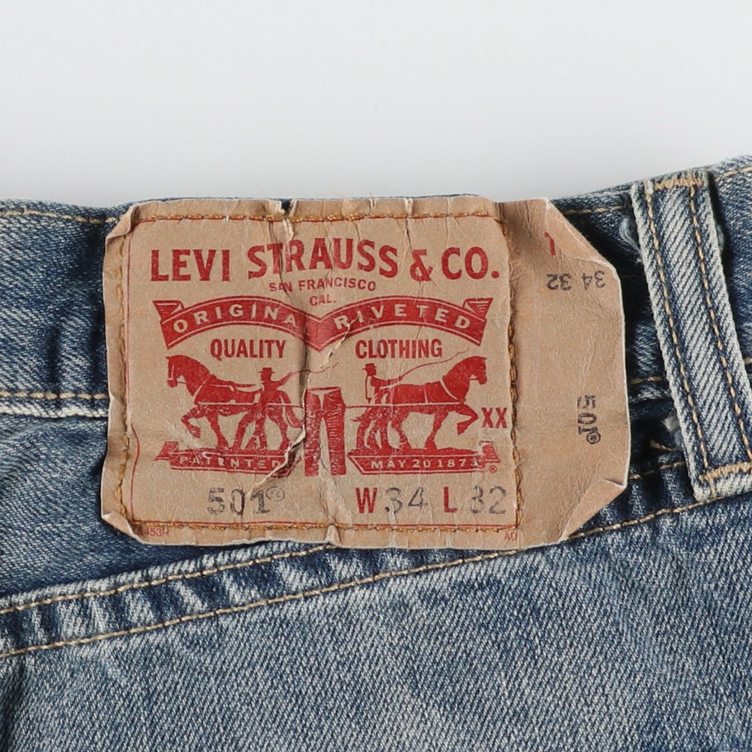 Levi's 501 straight denim pants for men w33 / eaa435771