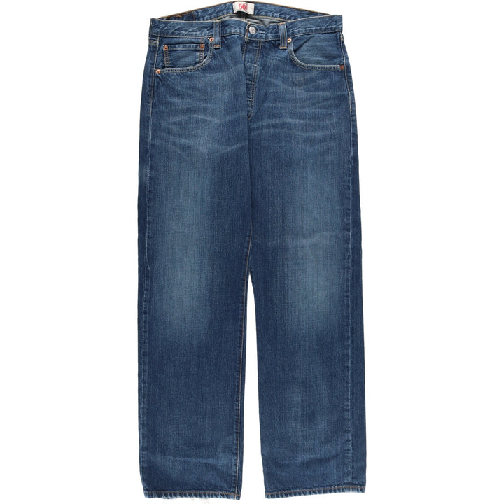 Levi's 501 STRAIGHT LEG BUTTON-FLY Euro model straight denim pants for men w35 /eaa435772