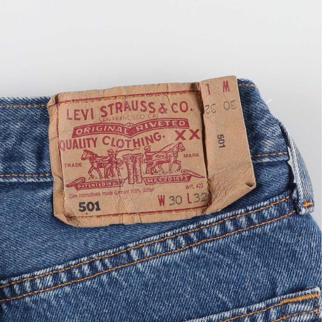00'S Levi's 501 Euro model straight denim pants made in England women's L (w28) vintage /eaa435773
