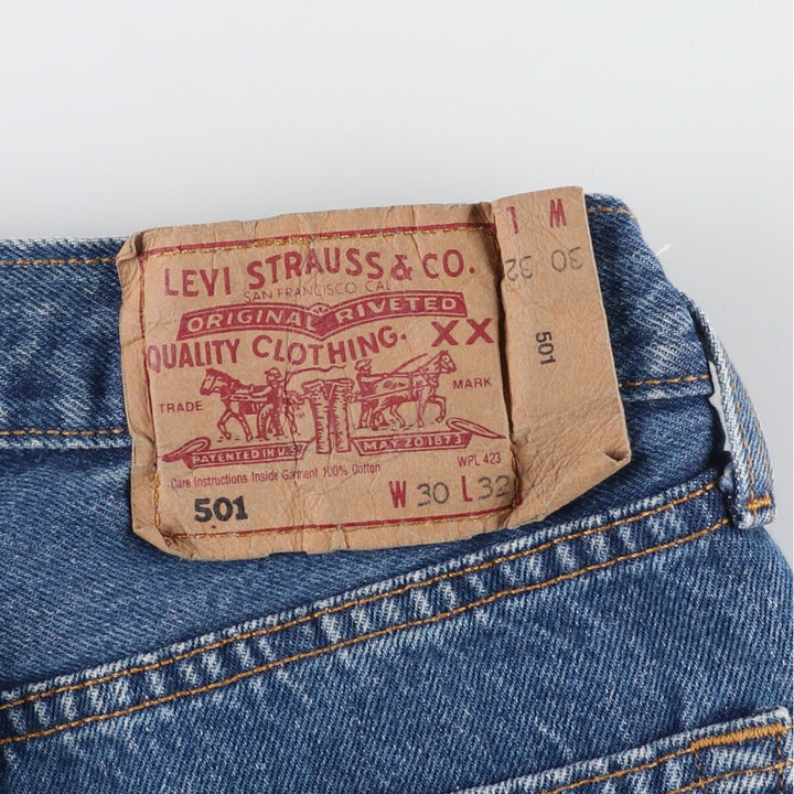 00'S Levi's 501 Euro model straight denim pants made in England women's L (w28) vintage /eaa435773