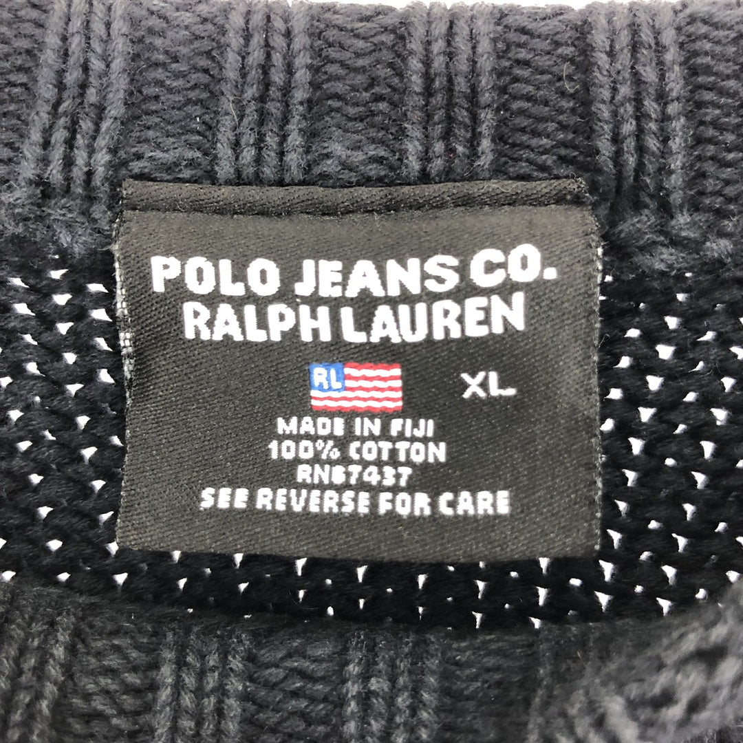 Ralph Lauren POLO JEANS COMPANY Cotton knit sweater Men's XL /eaa435850