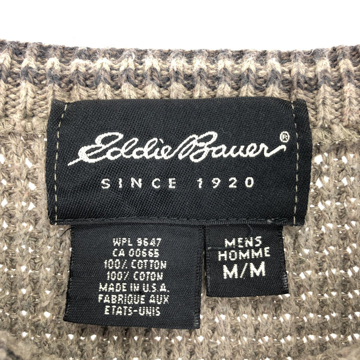 90s~00'S Eddie Bauer Cotton Knit Sweater Made in USA Men's M /eaa435852