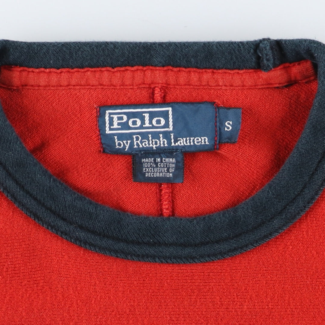 Ralph Lauren POLO by Ralph Lauren Two-tone long T-shirt, long T, men's S /eaa435883