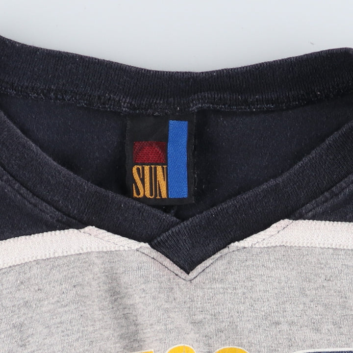 SUN V-neck NFL San Diego Chargers Looney Tunes character print long T-shirt long T men's XL /eaa435889