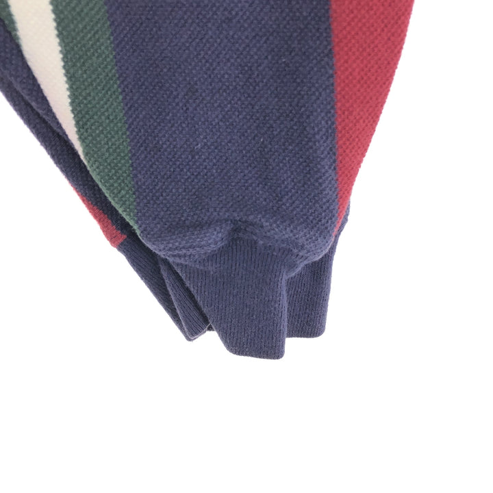 90'S Ralph Lauren CHAPS Long Sleeve Striped Polo Shirt Men's XL Vintage /eaa435895