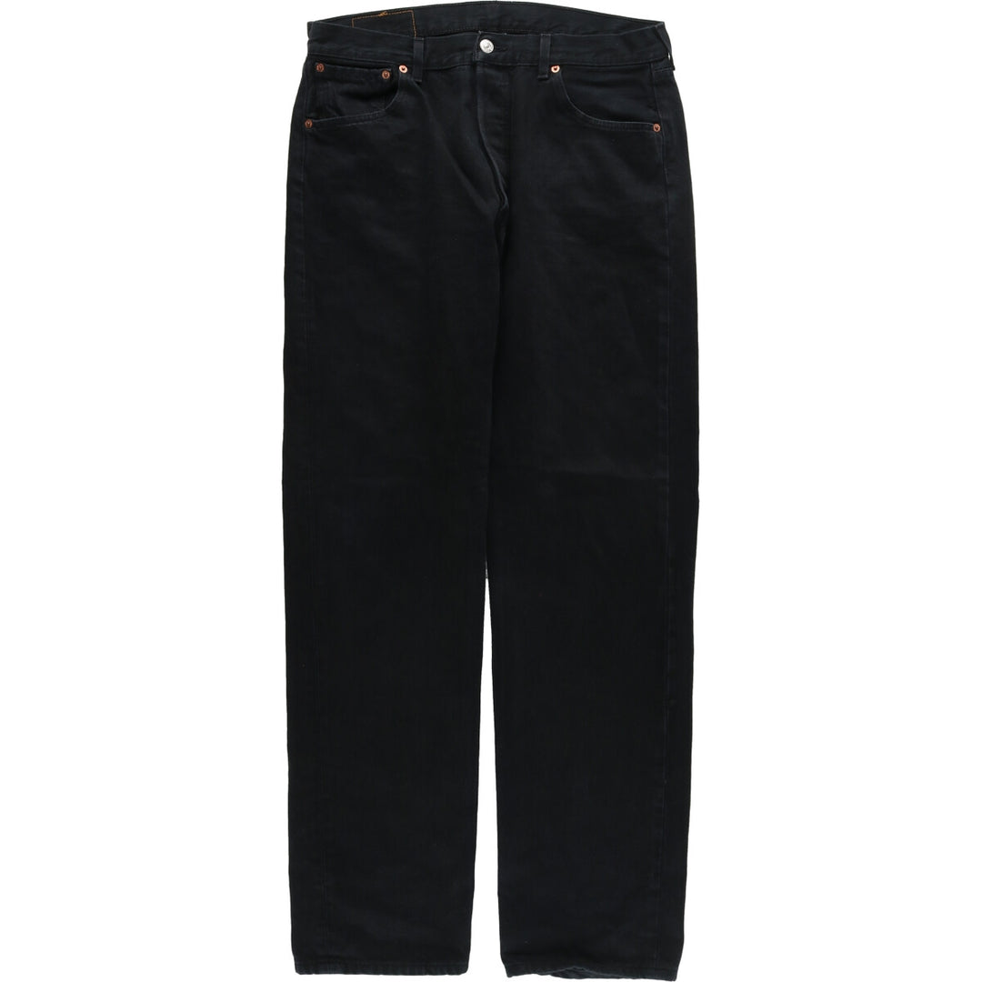 Levi's Levi's 501 Euro Model Black Denim Straight Denim Pants Men's W35 / eaa435936