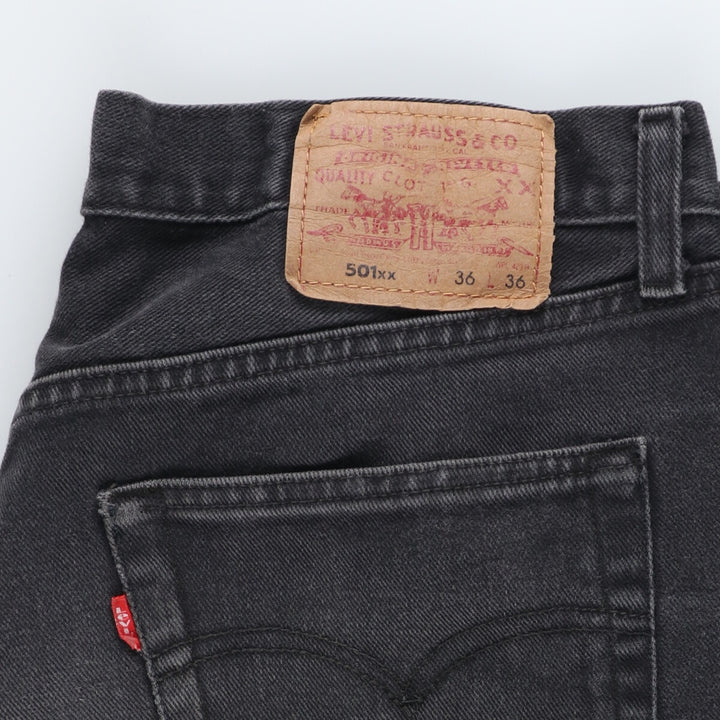 Levi's Levi's 501XX Black Denim Straight Denim Pants Made in USA Men's w34 / eaa435937