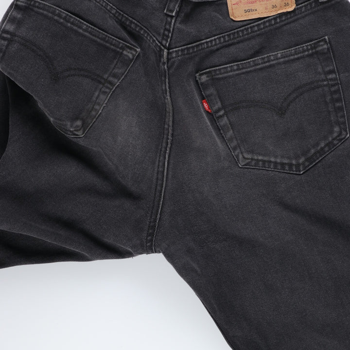 Levi's Levi's 501XX Black Denim Straight Denim Pants Made in USA Men's w34 / eaa435937