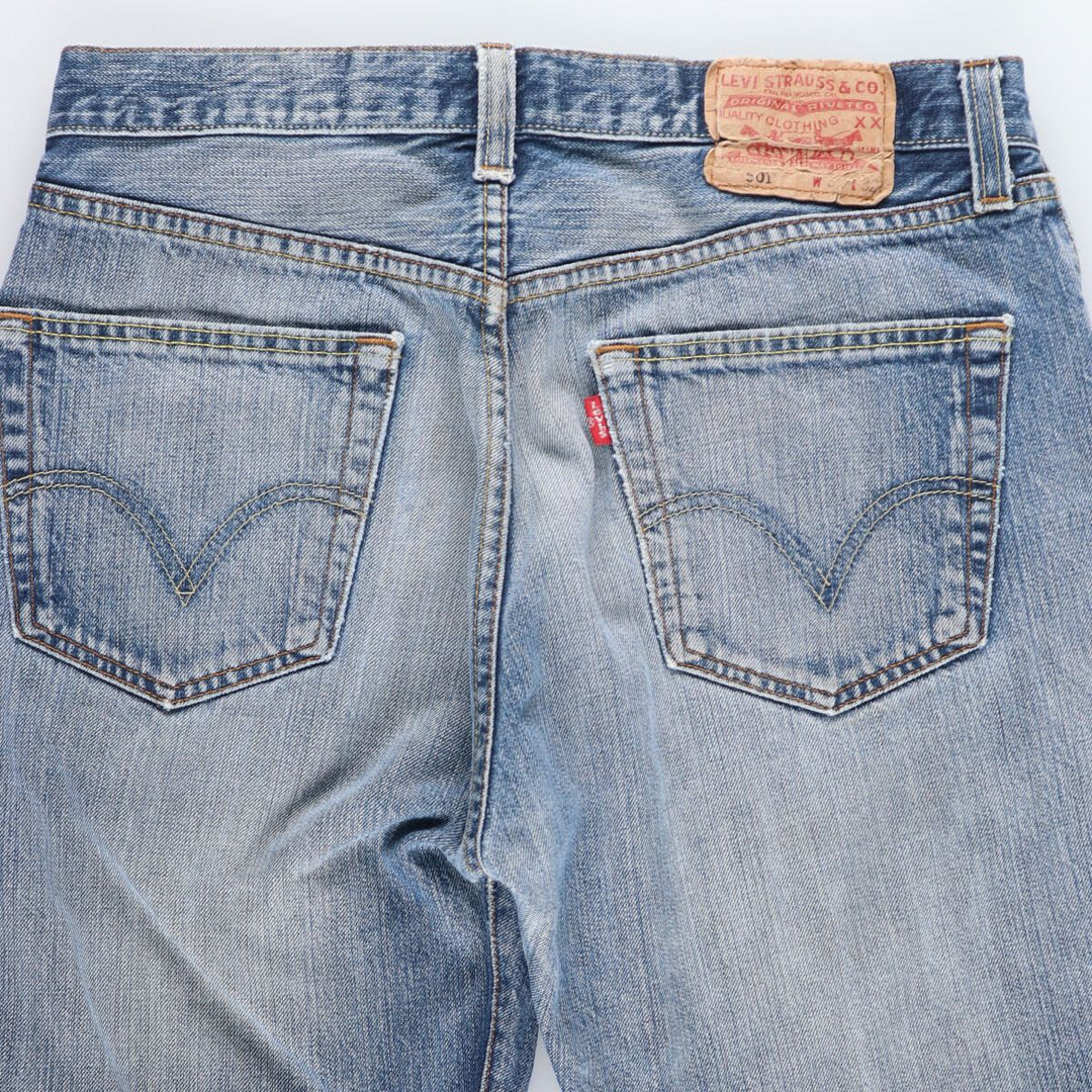 Levi's Levi's 501 STRAIGHT LEG BUTTON-FLY Euro model straight denim pants men's w32 / eaa435941