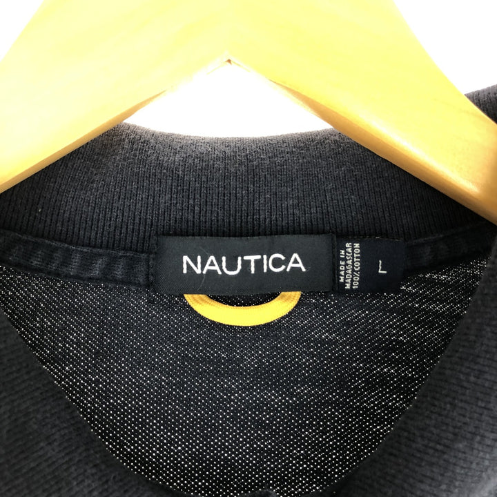 00s~ NAUTICA Short Sleeve Polo Shirt Men's L /eaa435951