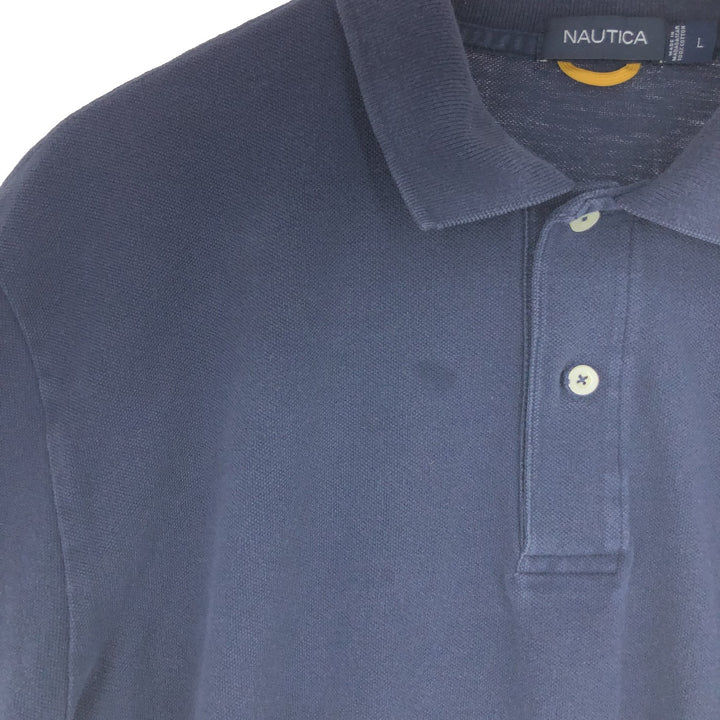 00s~ NAUTICA Short Sleeve Polo Shirt Men's L /eaa435951