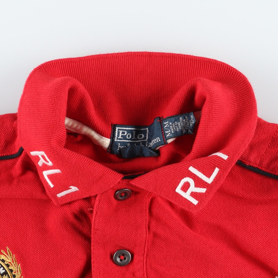 Ralph Lauren POLO by Ralph Lauren CUSTOM FIT Big Pony Racing Short Sleeve Polo Shirt Men's M /eaa435957