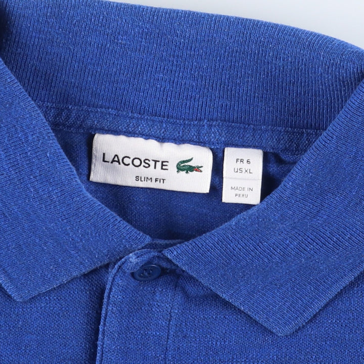 Lacoste LACOSTE SLIM FIT short sleeve polo shirt Men's XL /eaa435964