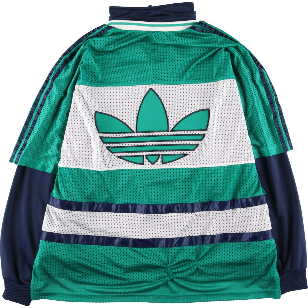 80'S Adidas Remake Mesh Layered Jersey Track Jacket Men's L Vintage / eaa436008