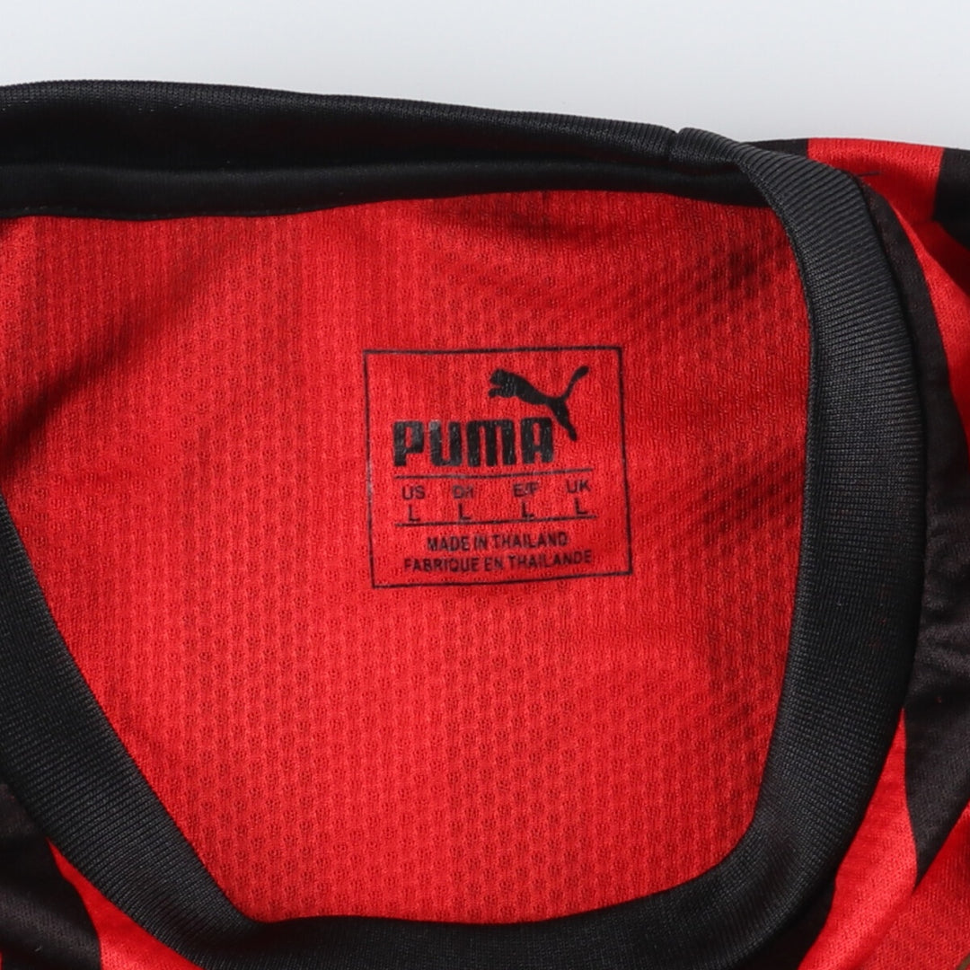 PUMA AC Milan Stripe Pattern Soccer Uniform Game Shirt Men's M /eaa436148
