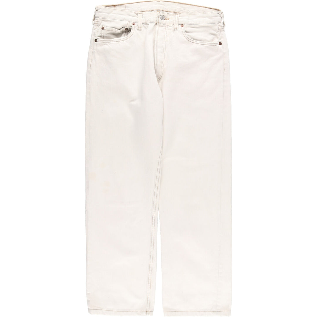 Levi's 501 White Denim Straight Denim Pants Men's W32 / eaa436400