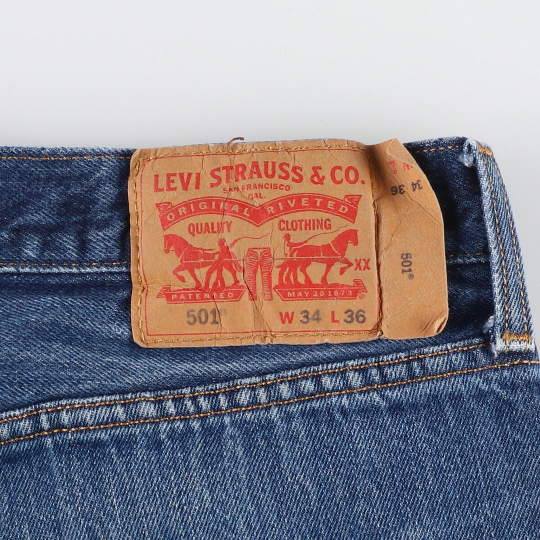 Levi's 501 straight denim pants for men, w35 / eaa436435