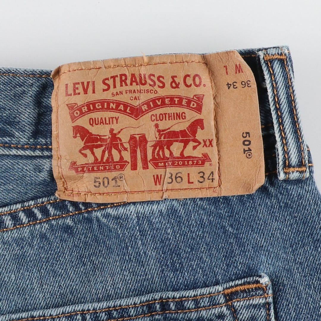 Levi's 501 straight denim pants for men, w37 / eaa436440