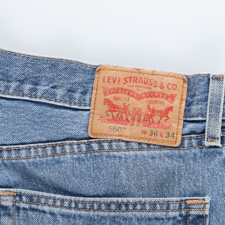 Levi's 550 tapered denim pants for men, w36 / eaa436450