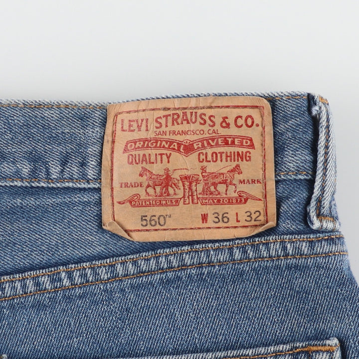 Levi's 560 COMFORT FIT tapered denim pants for men, w38 / eaa436472