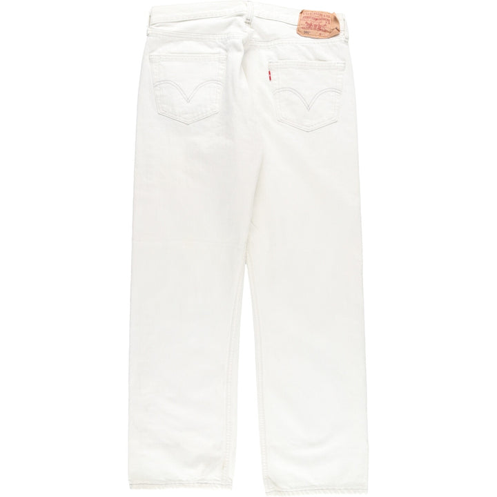 Levi's 0501-0150 Euro Model White Denim Straight Denim Pants Men's W35 / eaa436479