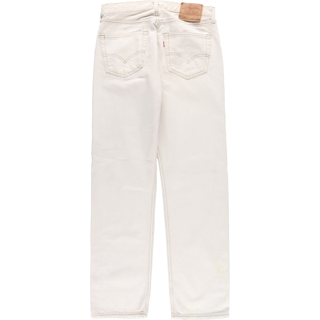 90'S Levi's 501-0612 White Denim Straight Denim Pants Made in USA Men's W32 Vintage /eaa436489