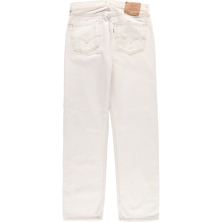 90'S Levi's 501-0612 White Denim Straight Denim Pants Made in USA Men's W32 Vintage /eaa436489