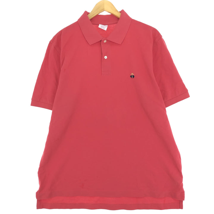 Brooks Brothers Est.1818 Short Sleeve Polo Shirt Men's L /eaa436505