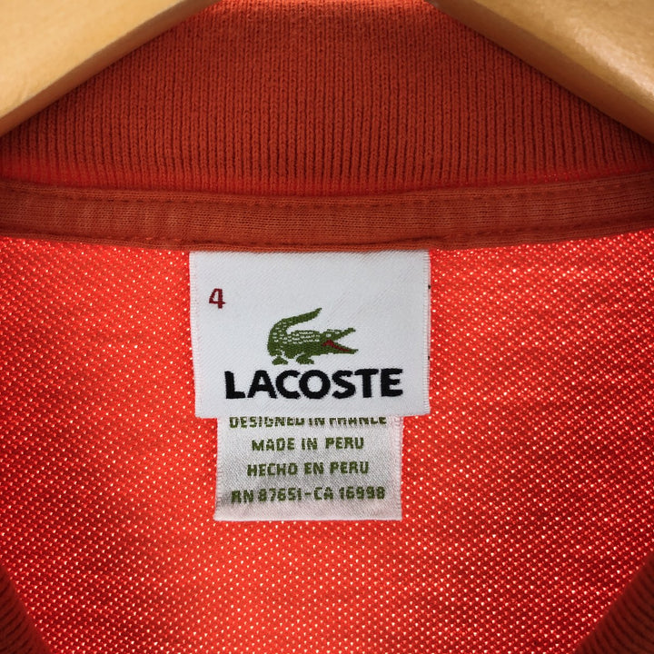 Lacoste LACOSTE Short Sleeve Polo Shirt 4 Men's M /eaa436560