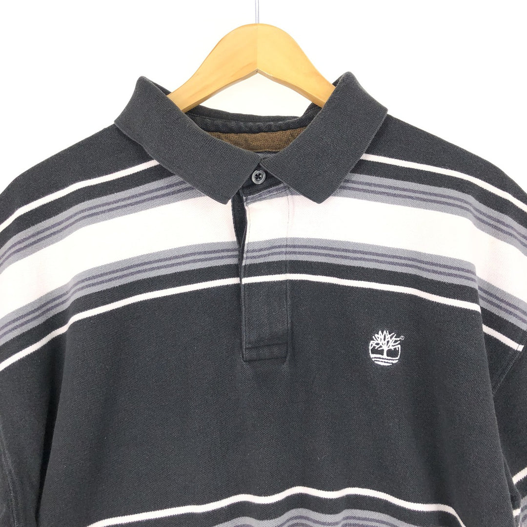 Timberland Short Sleeve Striped Polo Shirt Men's XL /eaa436593