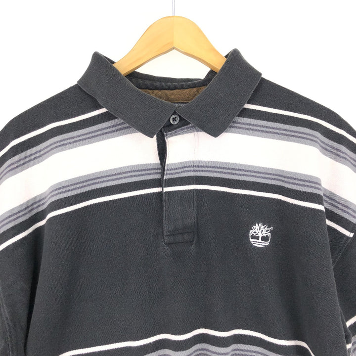 Timberland Short Sleeve Striped Polo Shirt Men's XL /eaa436593