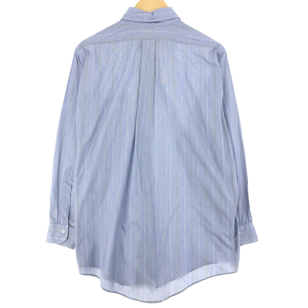 90'S Brooks Brothers MAKERS Long Sleeve Button Down Striped Shirt Made in USA Men's L Vintage /eaa436606