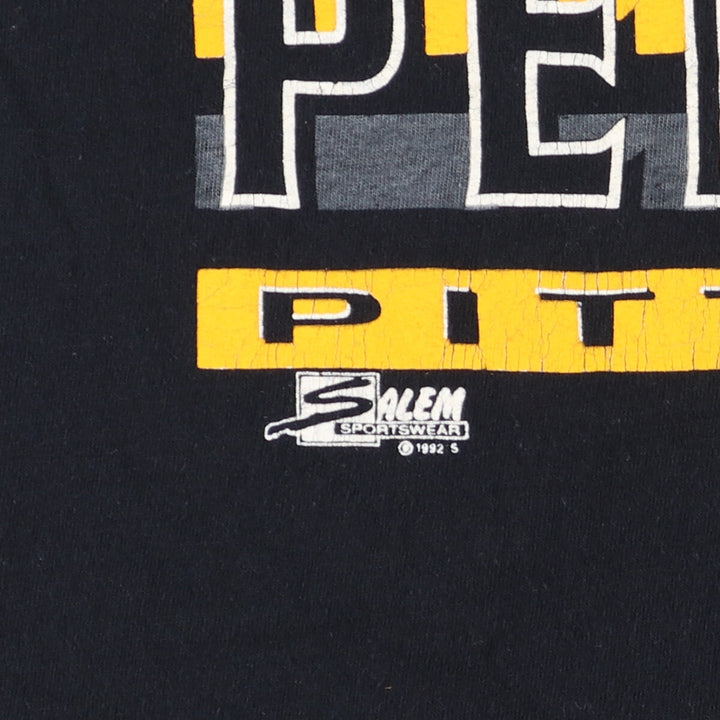 90'S SALEM SPORTSWEAR NHL Pittsburgh Penguins STANLEY CUP Sports T-shirt Made in USA Men's XXL Vintage /eaa436667