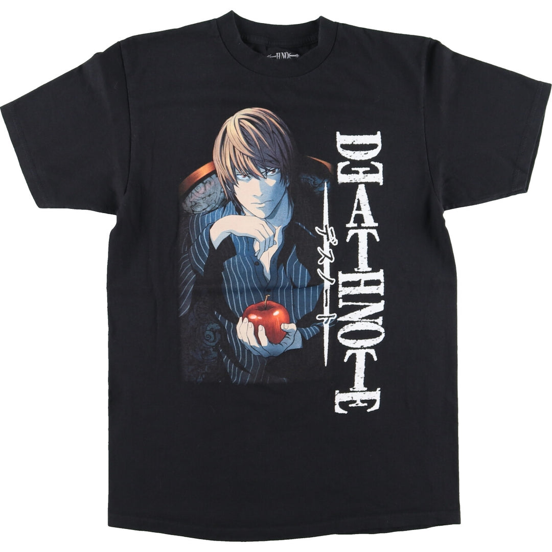 DEATHNOTE Light Yagami Character Print T-Shirt Men's M /eaa436696