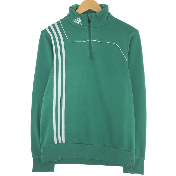 Adidas Trefoil Logo Half Zip Sweatshirt Trainer Men's S /eaa436772