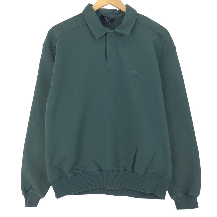 Patagonia Snow-free tag, half-button collared sweatshirt, men's XS, made in 1994 / eaa436783