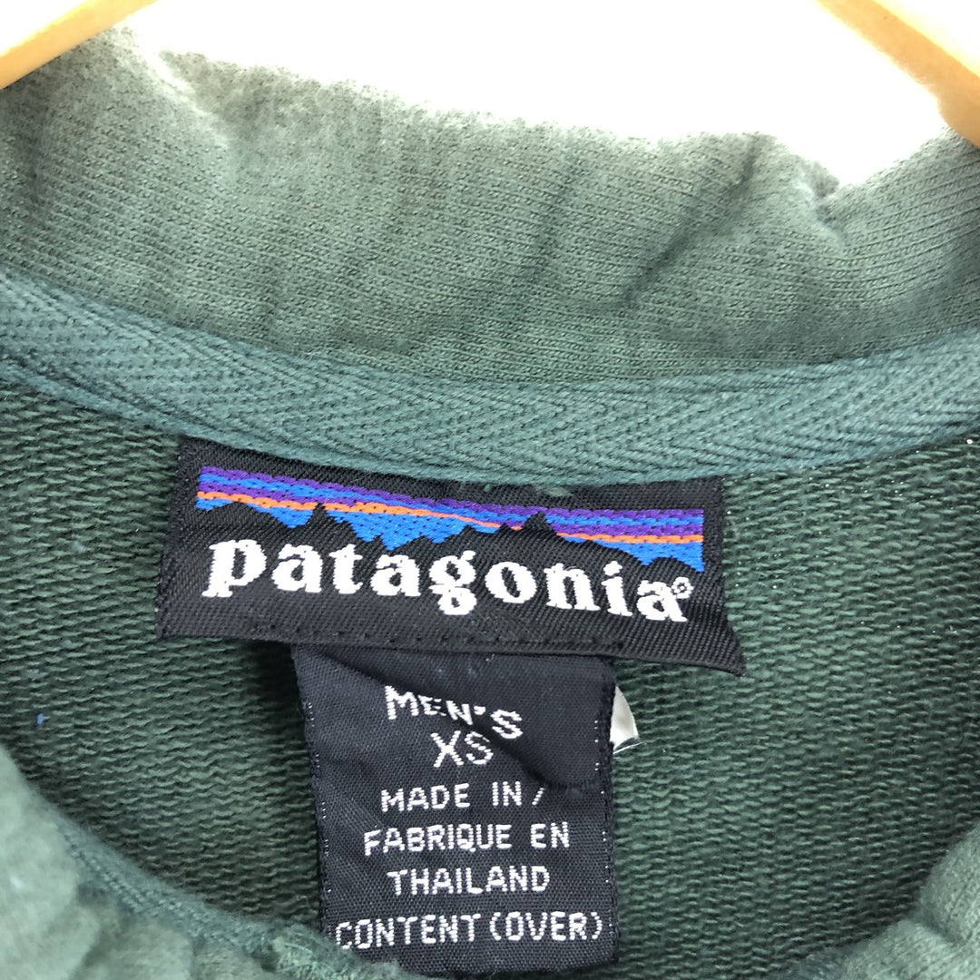 Patagonia Snow-free tag, half-button collared sweatshirt, men's XS, made in 1994 / eaa436783