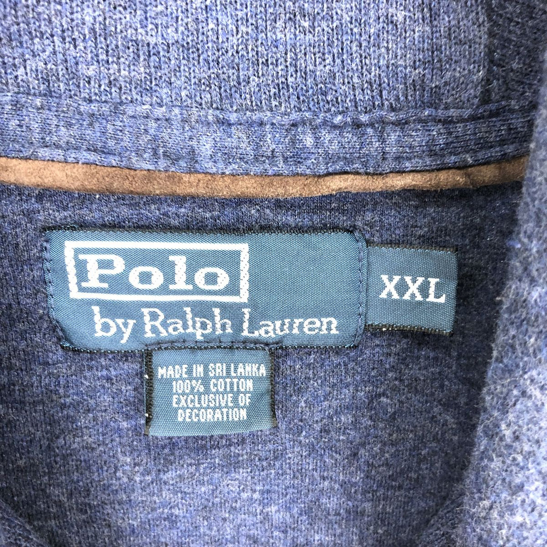 Ralph Lauren POLO by Ralph Lauren shawl collar cotton knit sweater men's XXL /eaa436785