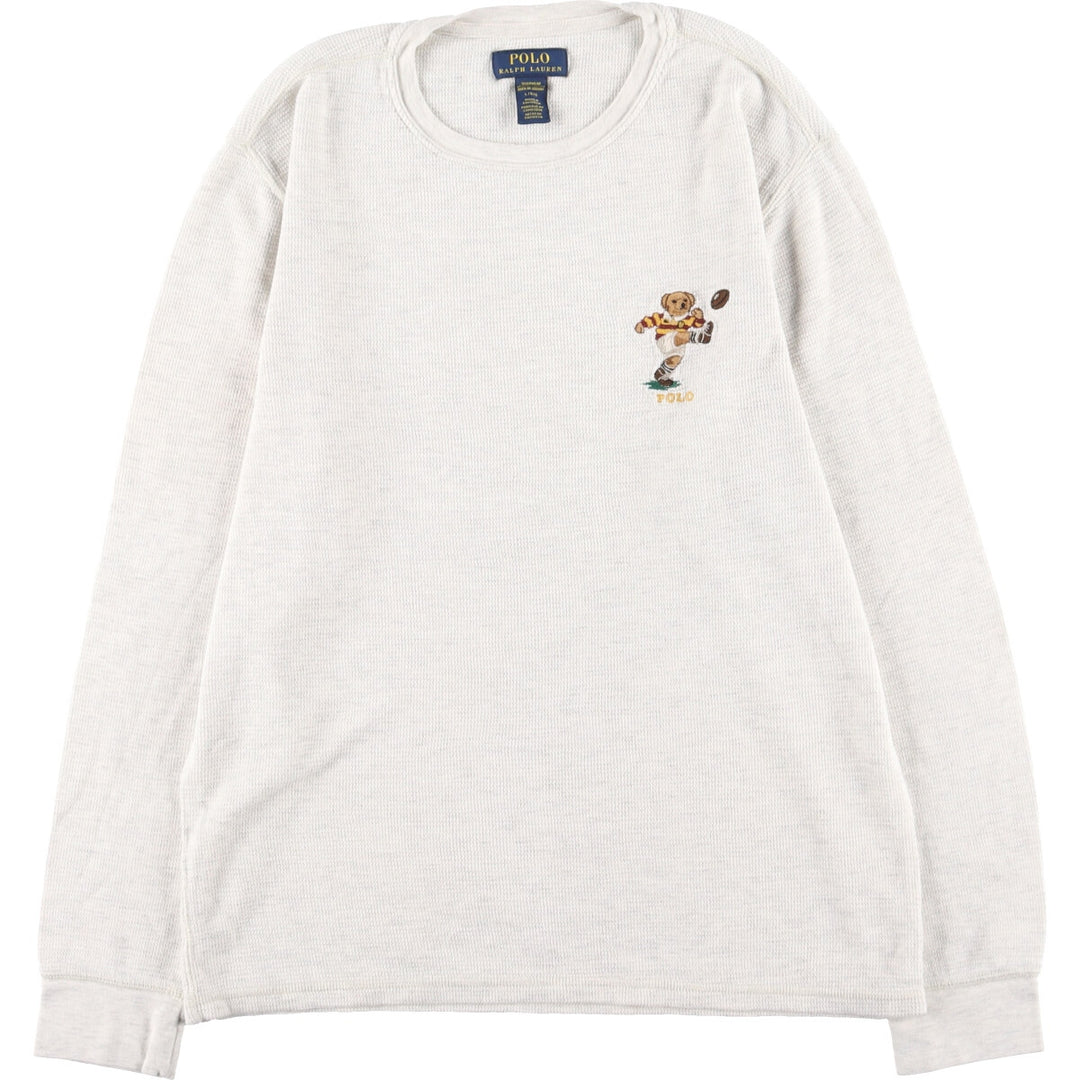 Ralph Lauren POLO RALPH LAUREN SLEEPWEAR Polo Bear Thermal Long T Waffle Men's L /eaa436807