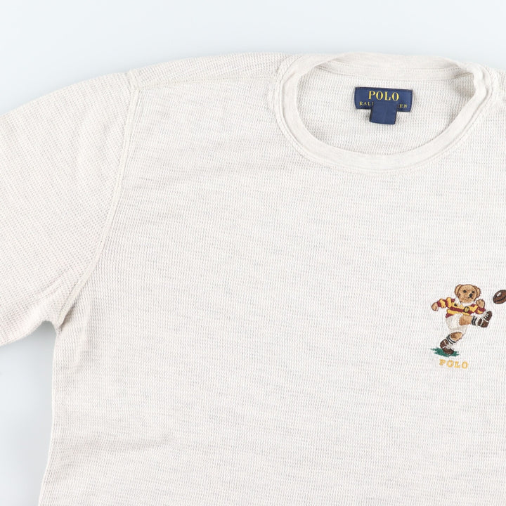Ralph Lauren POLO RALPH LAUREN SLEEPWEAR Polo Bear Thermal Long T Waffle Men's L /eaa436807